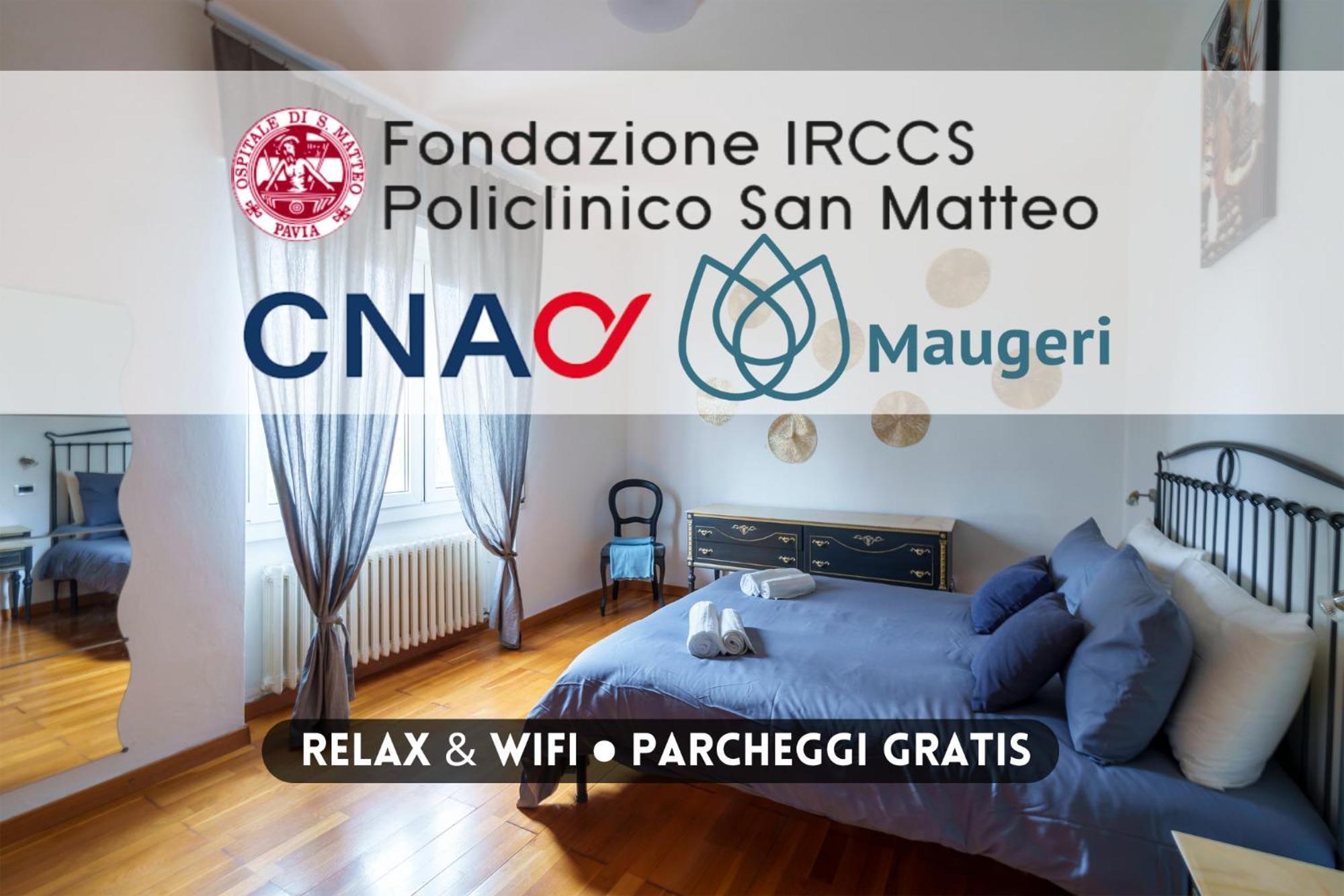 Ospedali E Universita - Policlinico San Matteo A 300M - Parcheggio Gratis Pavia Exteriér fotografie